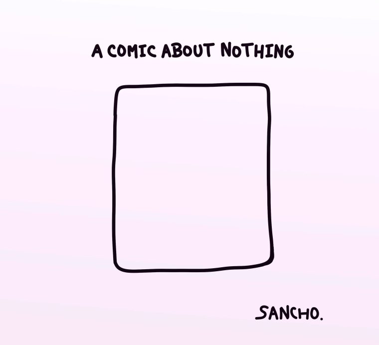 A comic about nothing